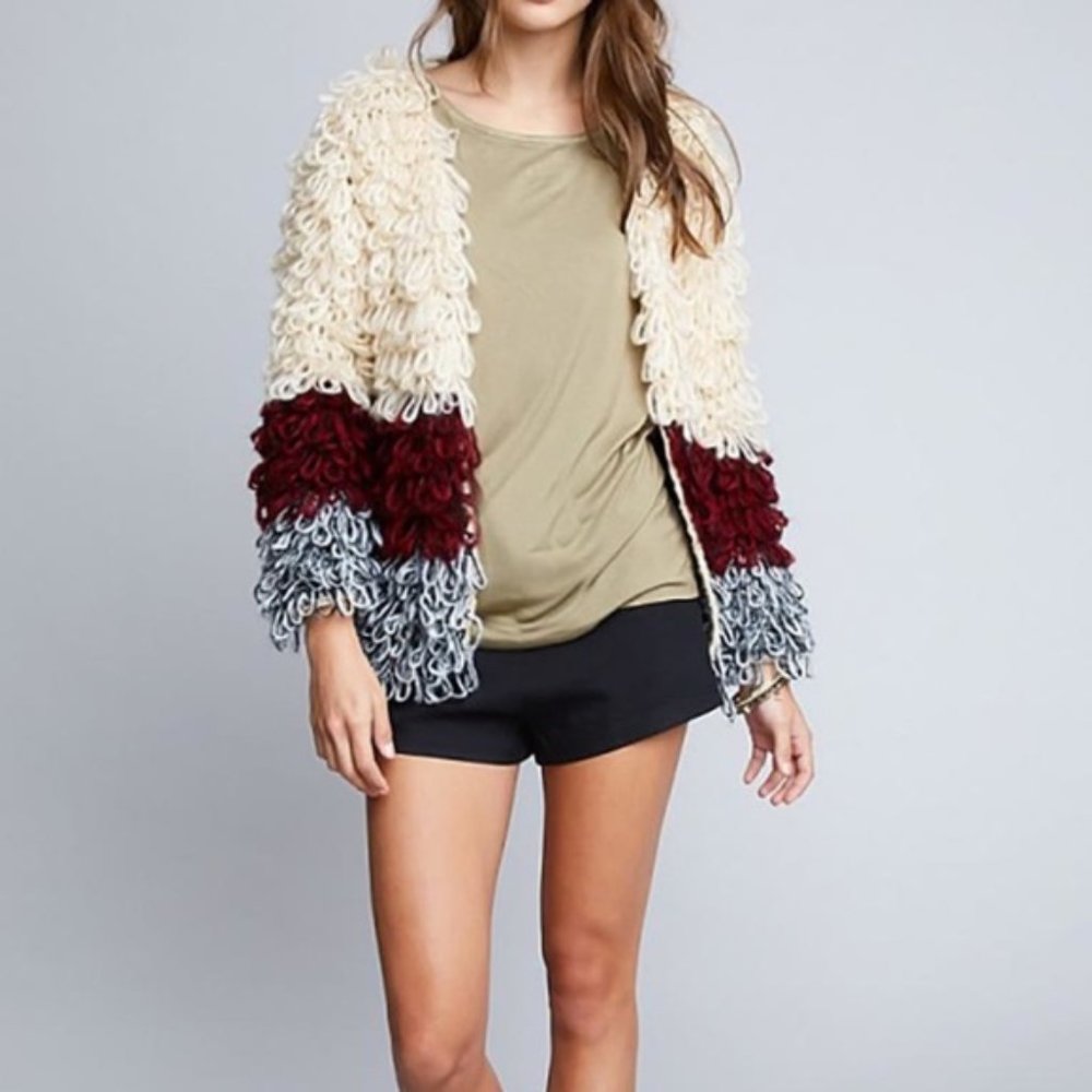 NWOT Hayden Los Angeles Shaggy Sweater Coat